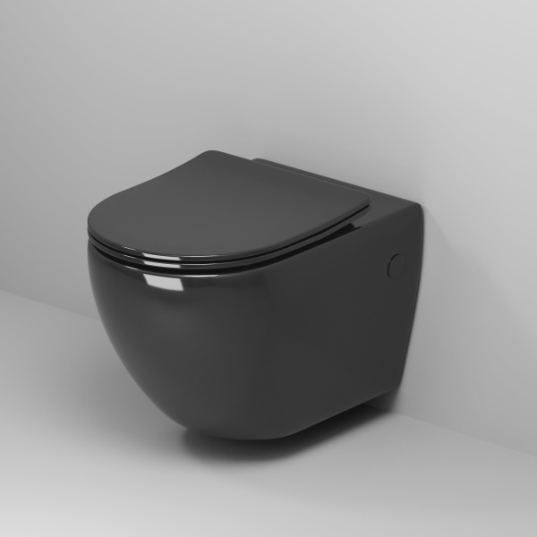 Унитаз подвесной Grossman GR-4411BS Color (560х360х350) черный