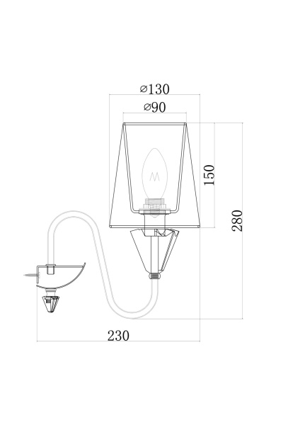 Бра Maytoni Florero MOD078WL-01CH