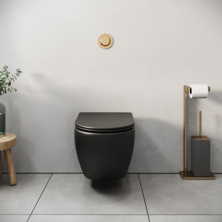 Унитаз подвесной Grossman GR-4455BMS Color (490х370х360)