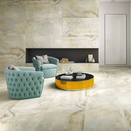 Керамогранит Art&Natura Ceramica Onyx Liola White Glossy 60x120