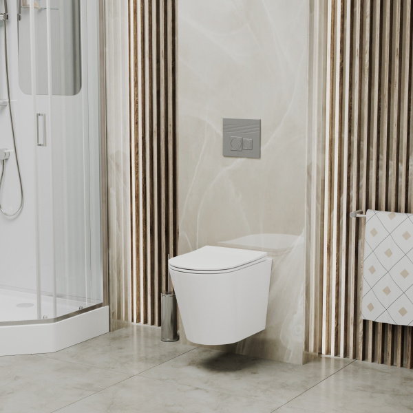 Кнопка смыва для инсталляции Grossman Cosmo 800.T1.02.110.110 хром матовый