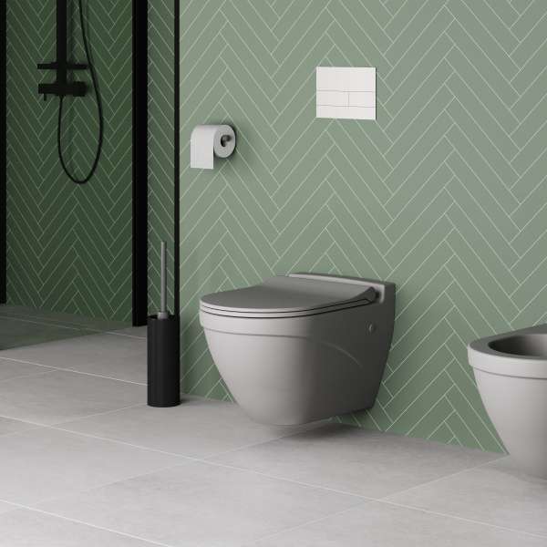 Унитаз подвесной Ambassador Nord 133T20301 (535х385х360) серый