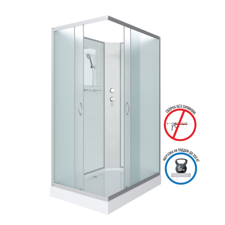 Душевая кабина Niagara Classic NG-43975-14QBK (900х700х2000)