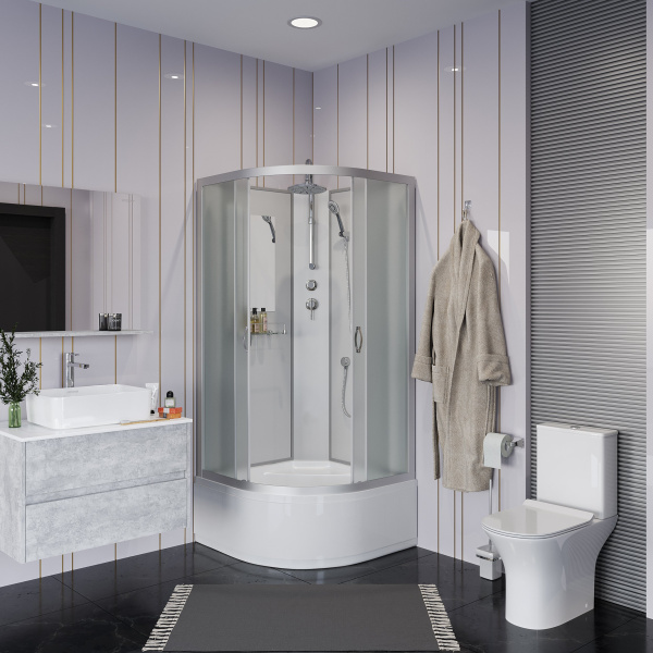 Душевая кабина Niagara Classic NG-2307-14BKT (800х800х2100-2400)