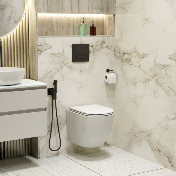 Кнопка смыва для инсталляции Grossman Classic 800.T1.04.210.210 черный матовый