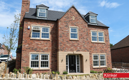 Кирпич ручной формовки WK969 Old Saxon Blend 210x100x65 Westerwalder Klinker