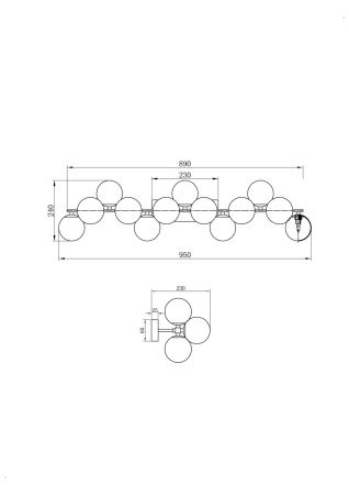 Настенный светильник Maytoni Dallas MOD545WL-13G