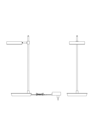 Настольная лампа светодиодная Maytoni Fad MOD070TL-L8B3K
