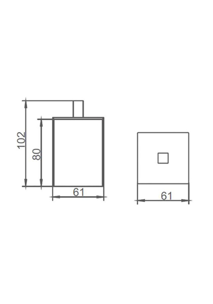Контейнер для ванной AltroBagno CBJ 083001 Cr