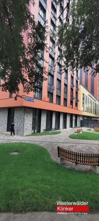 Вентилируемый фасад WK123 Grau 240x71x14 с пазом Westerwalder Klinker