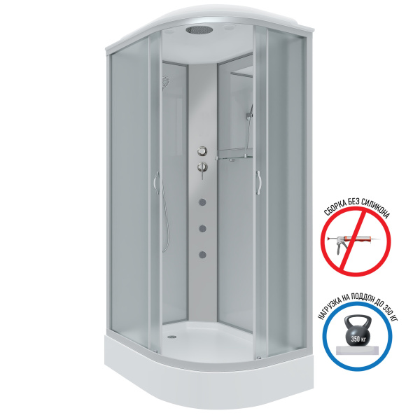 Душевая кабина Niagara Classic NG-3312-14LG (1200х800х2150)