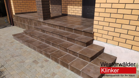 Клинкерная ступень Westerwalder WKS31180 Mocca 310x320