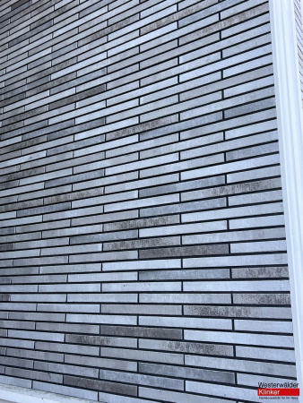 Фасадная клинкерная плитка WK123 Long Grau 468х40 Westerwalder Klinker