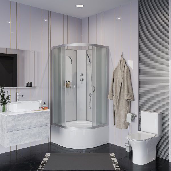 Душевая кабина Niagara Classic NG-2307-14BK (800х800х2000)