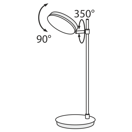 Настольная лампа светодиодная Maytoni Fad MOD070TL-L8B3K