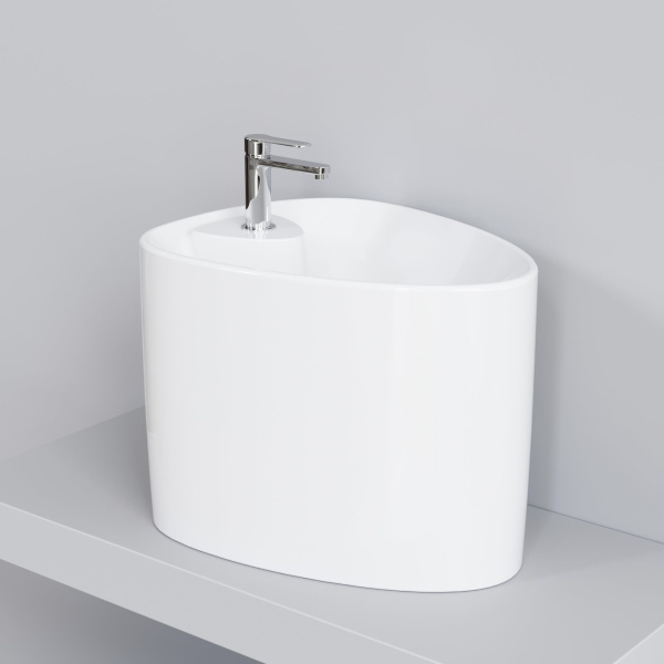 Накладная раковина Ambassador Kingston 146T20003 (580х435х440) белая