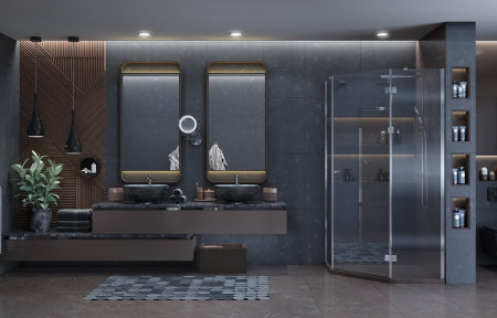 Душевой уголок Ambassador Diamond 12011111R 90x90