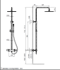 Душевая система с термостатом Metropoli 030422 NeOp