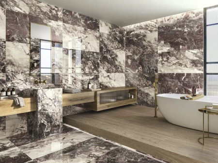Керамогранит Ape Ceramica Breccia Viola Pol Rect 120x278