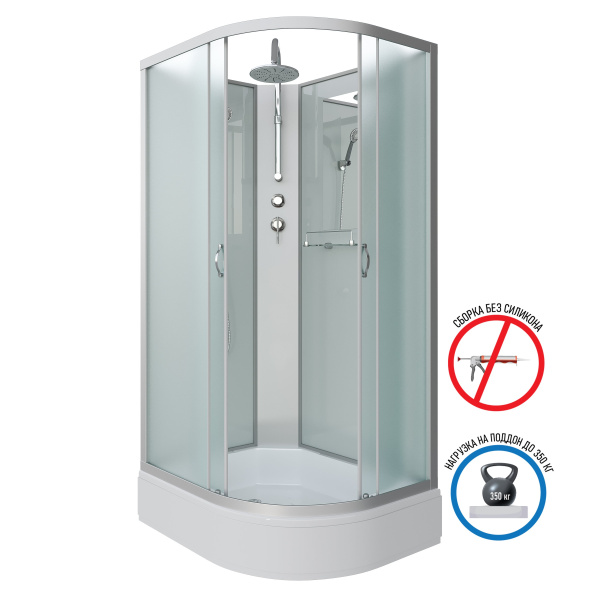 Душевая кабина Niagara Classic NG-33094-14LBKT (1000х900х2100-2400)