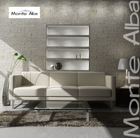 Гипсовая плитка под скалу Монтебелло А200-00 Monte Alba