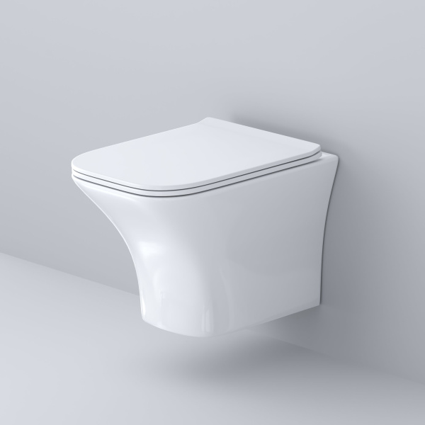 Унитаз подвесной Grossman GR-4476S Galaxy (485х345х360) горизонтальный выпуск