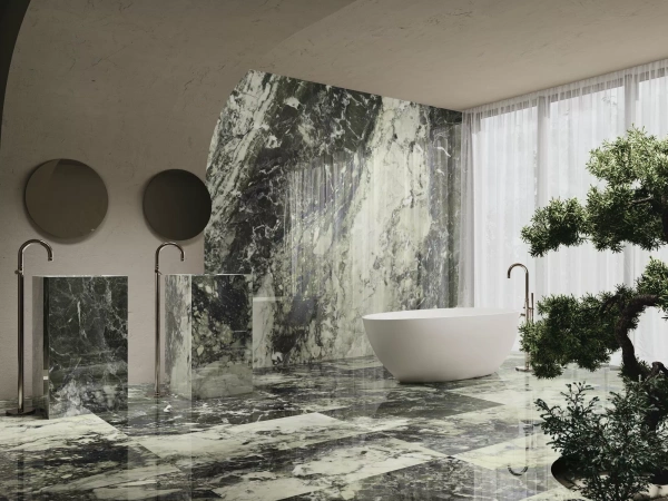 Керамогранит Ape Ceramica Breccia Viridi Pol Rect 120x278