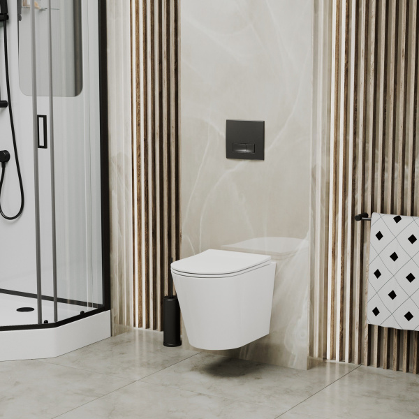 Кнопка смыва для инсталляции Grossman Classic 800.T1.04.210.210 черный матовый