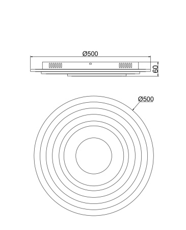 Потолочный светильник светодиодный Freya Melody FR6014CL-L98W