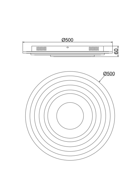Потолочный светильник светодиодный Freya Melody FR6014CL-L98W