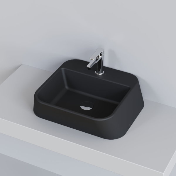Раковина накладная Ambassador Benefit 206T20203 (505х420х140) черная