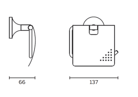 Держатель для туалетной бумаги AltroBagno Corposo 080911 Or