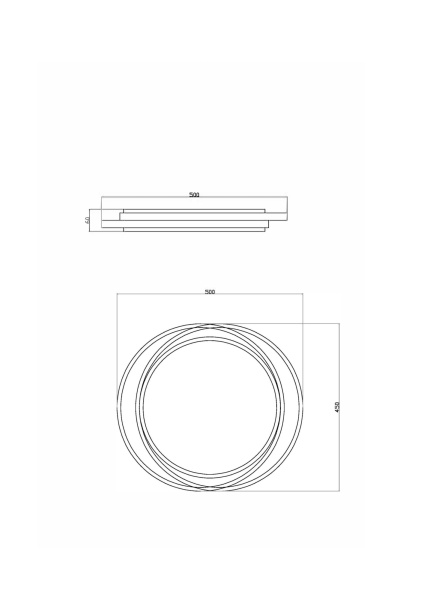 Потолочный светильник светодиодный Freya Lisoa FR10031CL-L98B