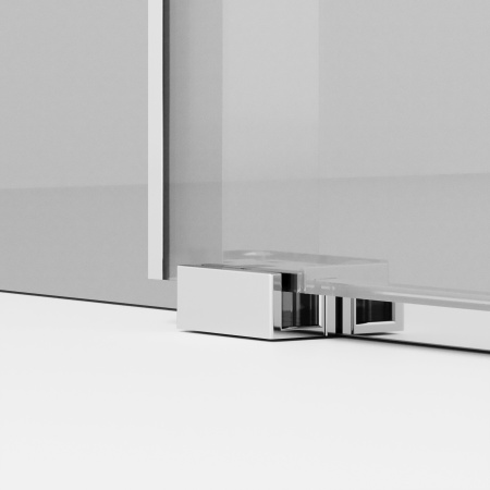 Душевая дверь в нишу Ambassador Benefit 19021101HX 120x200, стекло прозрачное, профиль хром