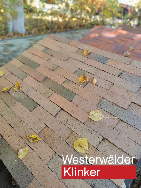 Ригельная брусчатка WK102RB Design Rot braun 240х55х50 Westerwalder Klinker