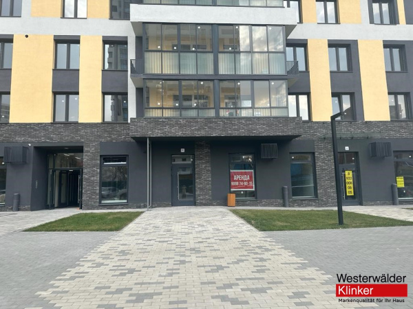 Фасадная клинкерная плитка WK124 Dunkelgrau 240х52 Westerwalder Klinker