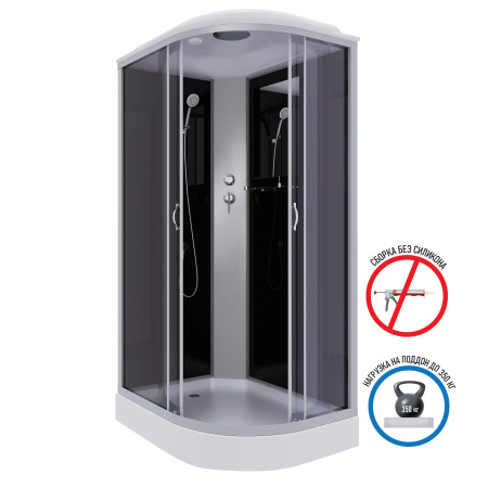 Душевая кабина Niagara Classic NG-3512-14L (1200х800х2150)