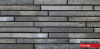 Фасадная клинкерная плитка WK124 Long Dunkelgrau 468х40 Westerwalder Klinker