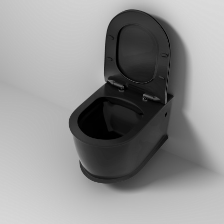 Унитаз подвесной Grossman GR-4482BMS Retro (545х370х360) черный