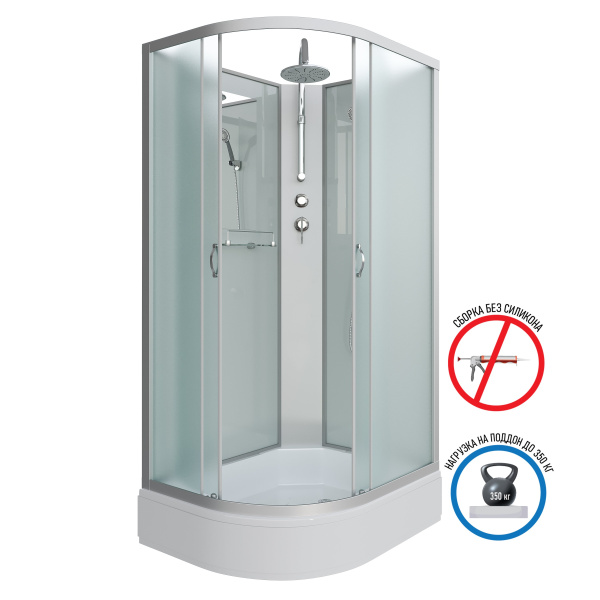 Душевая кабина Niagara Classic NG-33094-14RBKT (1000х900х2100-2400)