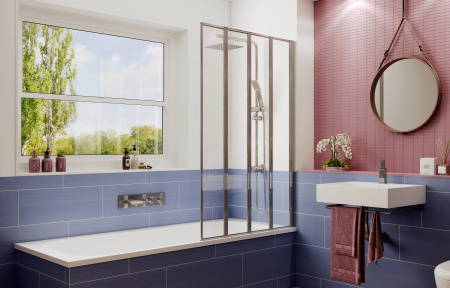 Шторка для ванны Ambassador Bath Screens 16041110R (900x1400), стекло прозрачное