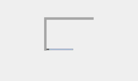 Шторка на ванну Ambassador Bath Screens 16041207 (800x1400), стекло прозрачное