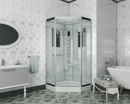 Душевая кабина Niagara Luxe NG-7717W (1000x1000х2150)