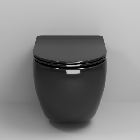 Унитаз подвесной Grossman GR-4411BS Color (560х360х350) черный