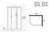 Душевая кабина Niagara Classic NG-3312-14R (1200х800х2150)