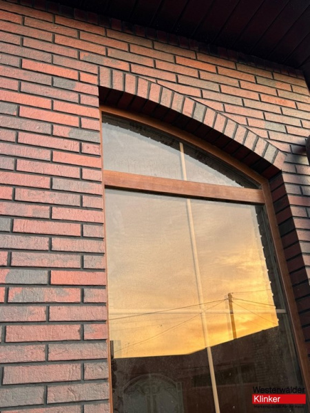 Фасадная клинкерная плитка WK125 Braun 240х52 Westerwalder Klinker