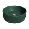 Накладная раковина Grossman GR-3013OLM (400х400х150) зеленая