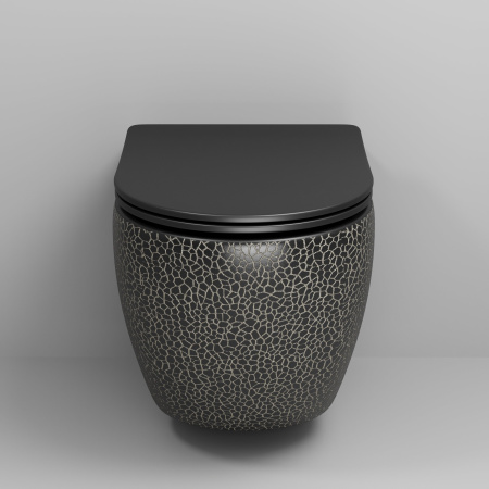 Унитаз подвесной Grossman GR-4411BBLS Color (550х365х395) черный