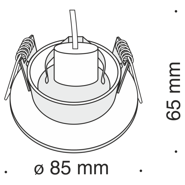 Встраиваемый светильник Maytoni Slim DL027-2-01B