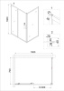 Душевой уголок Niagara Nova NG-42-10AG-A70G 100х70